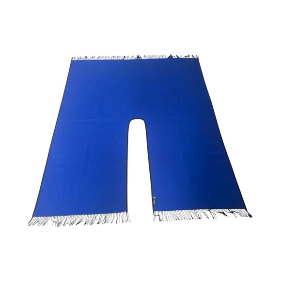 JAEGER LADIES WOOL WRAP PONCHO - Picture 3 of 7